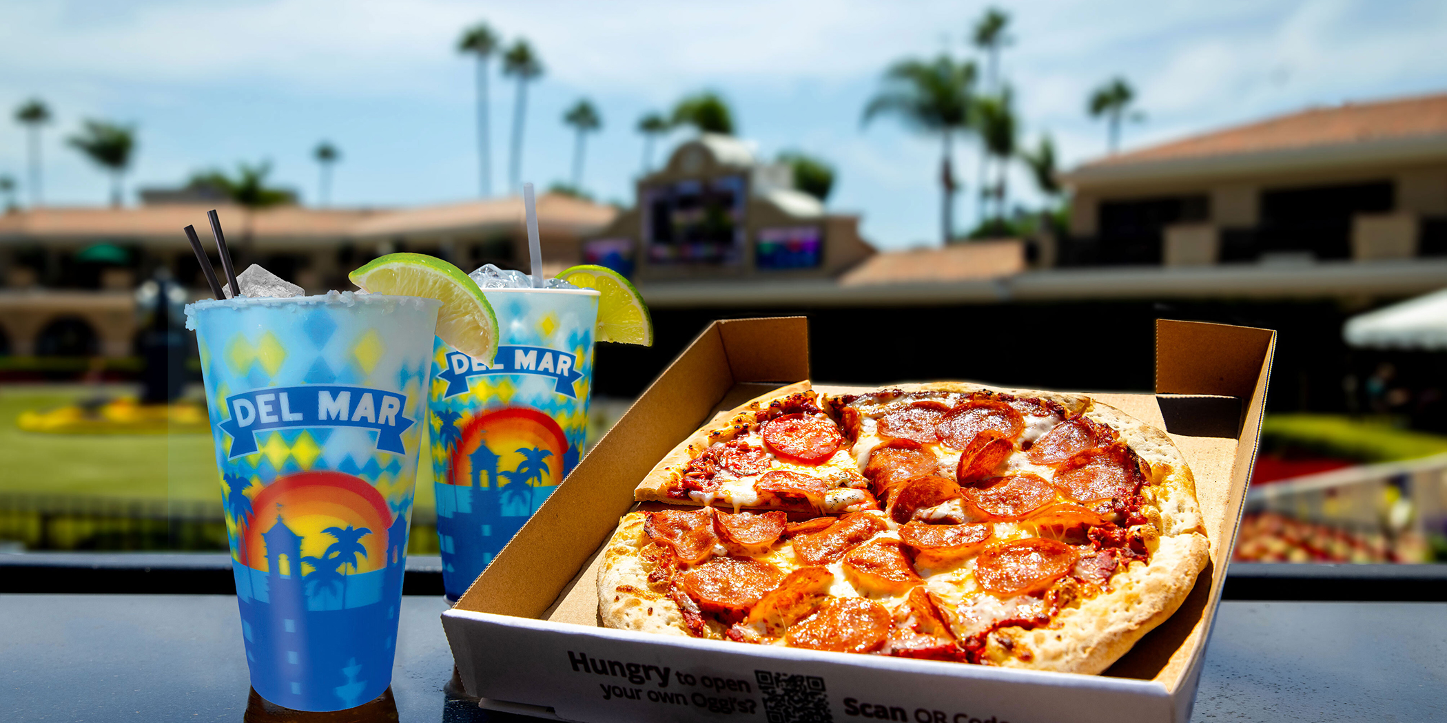 Signature Drinks and Oggi's Pizza