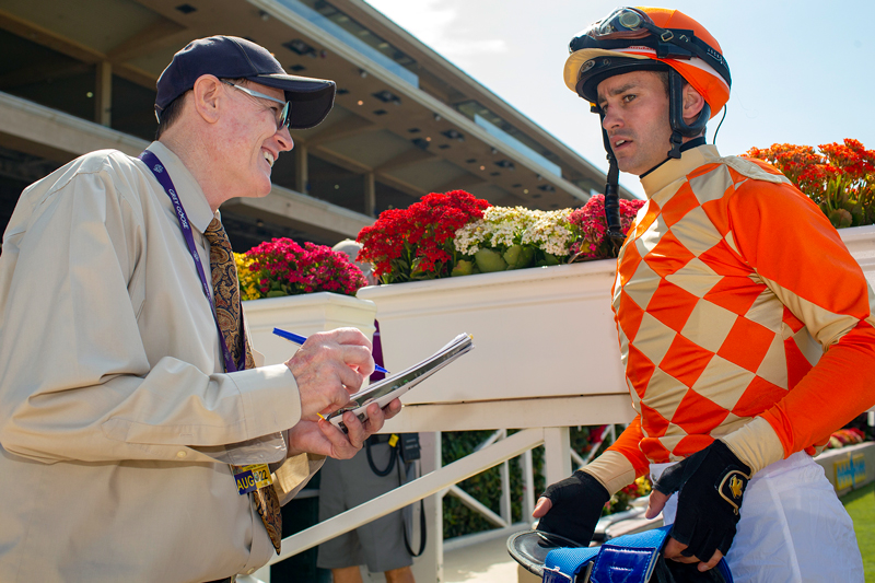 McCaul weighs in jockey Flavien Prat | Benoit Photo