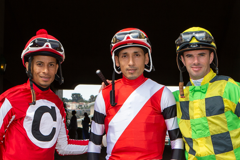 Ramon Vazquez, Hector Berrio, Florent Geroux | Benoti Photo