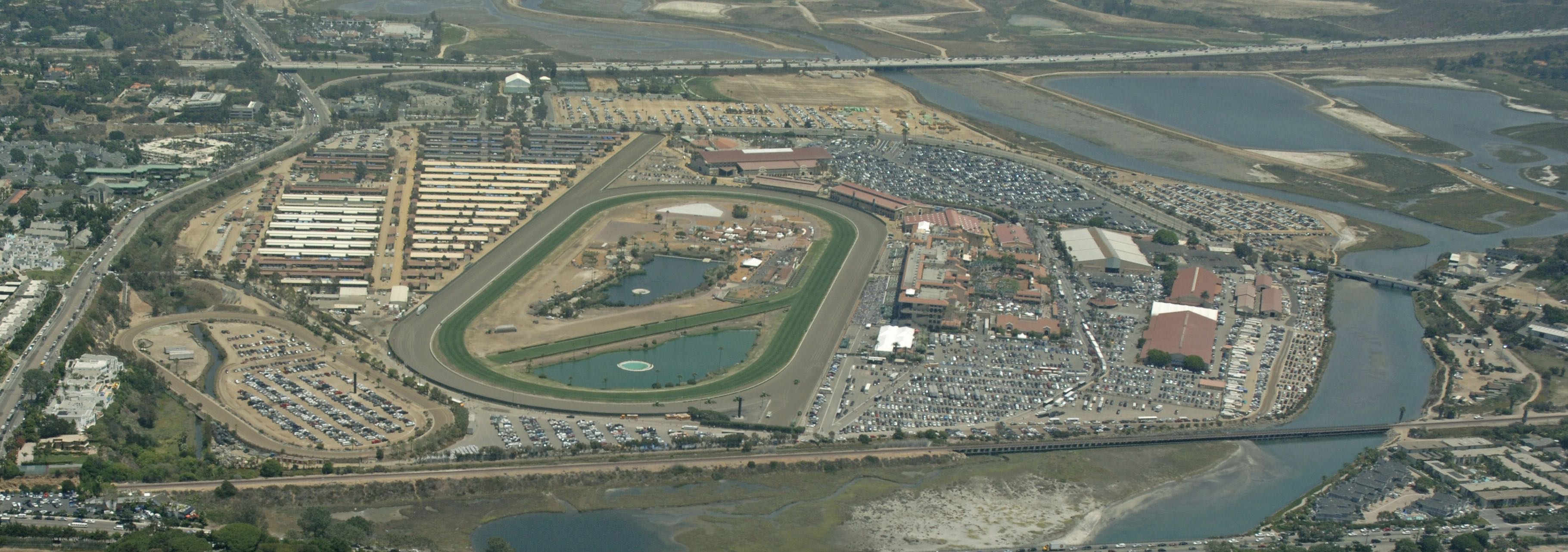 Del Mar Racetrack Aerial