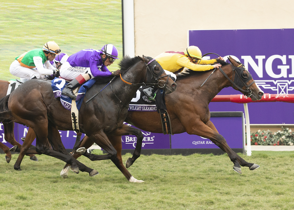 Twilight Gleaming (IRE) Leads All the Way to Win Breeders' Cup Juvenile  Turf Sprint