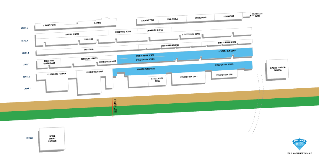 Stretch Run Levels 2-3 Map