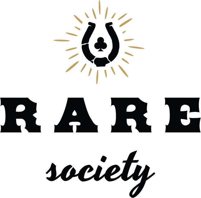 Rare Society Logo, Horse Shoe with Embellishment