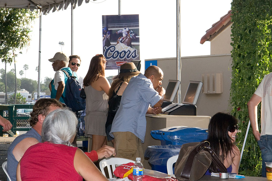 Seaside Tropical Cabana Betting Area