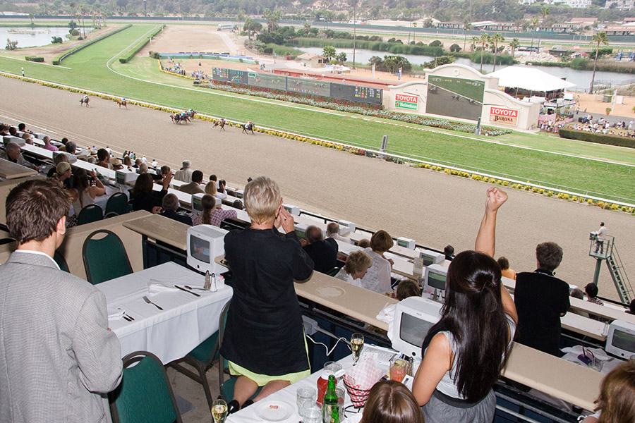 Turf Club Tables at Del Mar
