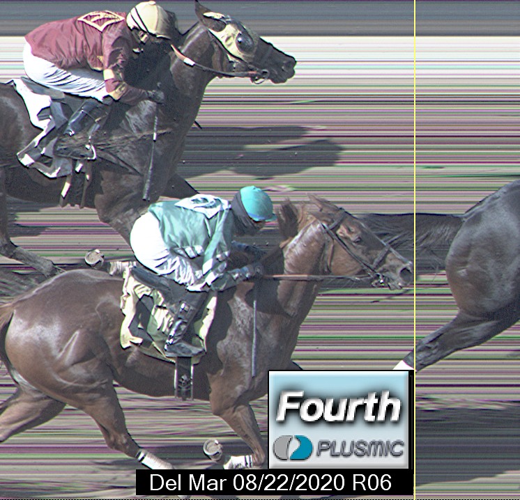 Photo finish for Aug 22, 2020 6, 4th place