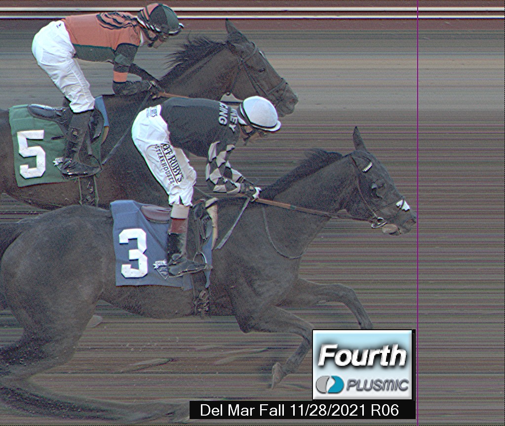Photo finish for Nov 28, 2021 6, 4th place