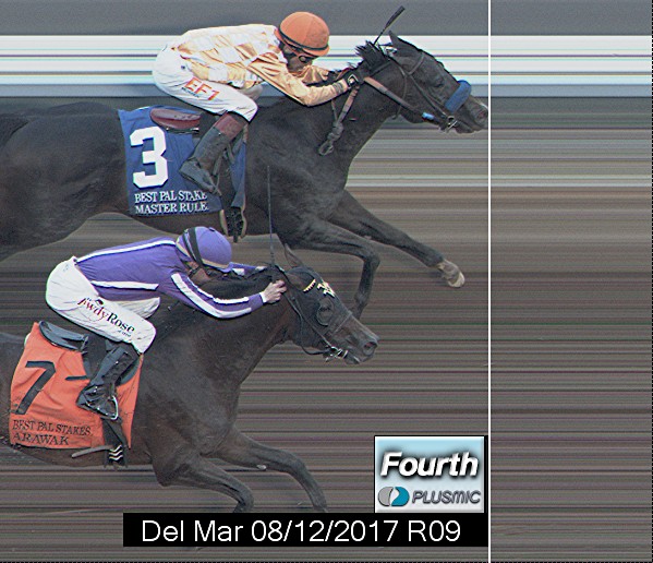 Photo finish for Aug 12, 2017 9, 4th place