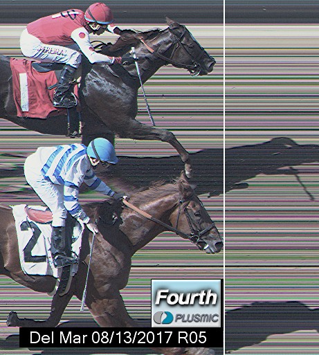 Photo finish for Aug 13, 2017 5, 4th place