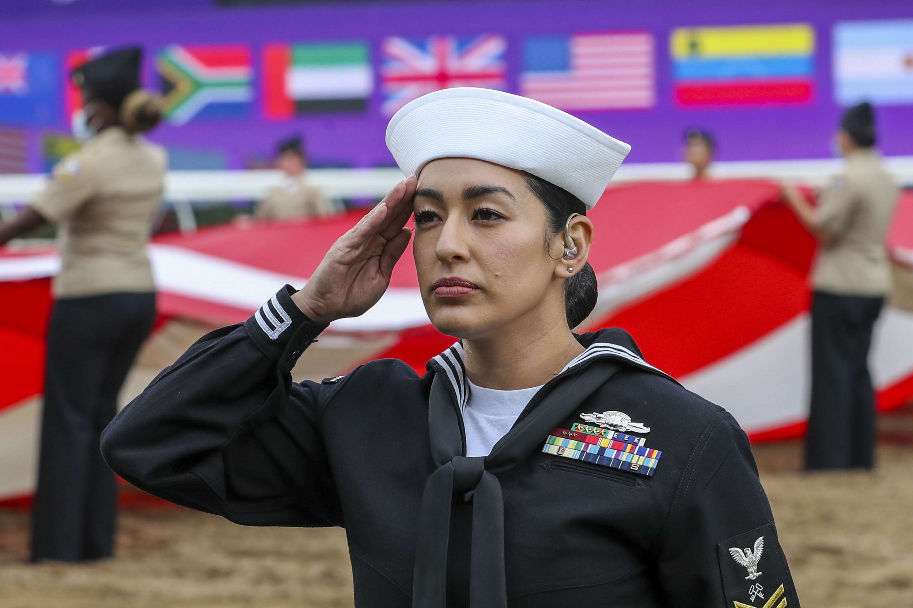 Military at the Races